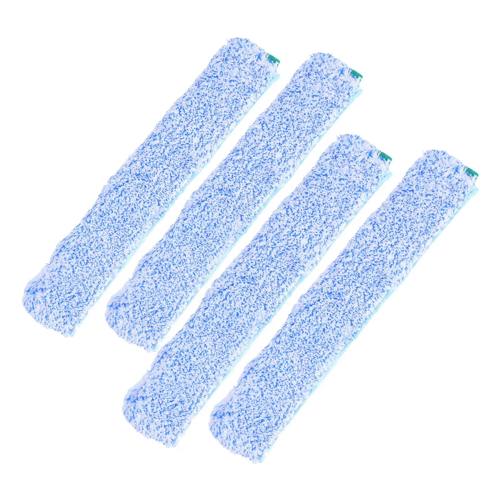 4Pcs Microfiber Squeegee Cloth Refill Thickened Washable Sleeves Powerful Cleaning Window Glass Mirror Reusable Replacement Pads