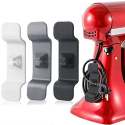 Organizador de cables, soporte de Clips, organizador de cables, bobinador de cables, gestión de envoltura, almacenamiento para electrodomésticos de cocina, cargador de Cable de datos de TV