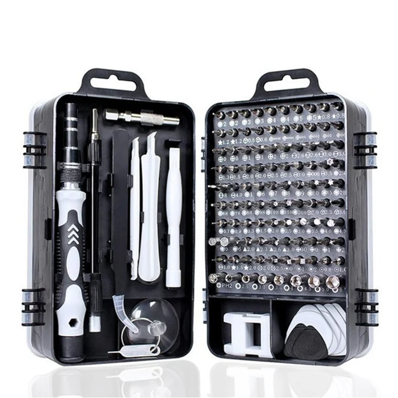 NJBLZQ 115In1 Multi Functional Screwdriver Black Convenient Outdoor Portable Hand Tools Repair Tool Multifunctional Screwdriver