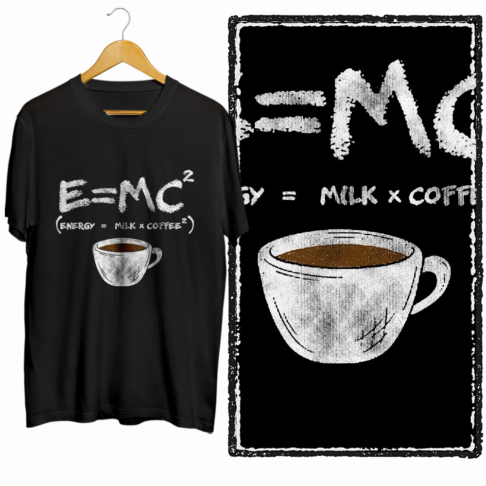 Coolmind ZA008 cool funny coffee lover exclusive graphic print men T shirt 100% cotton streetwear distress print tee