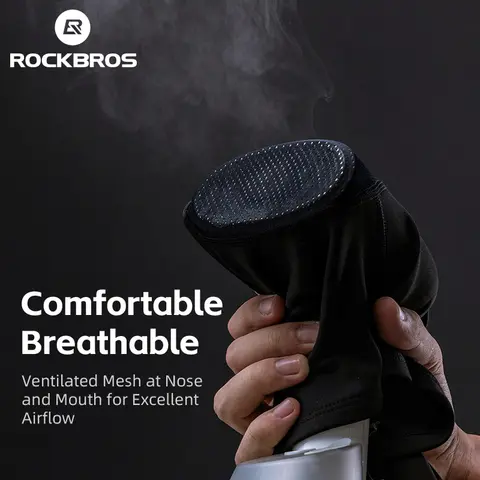 ROCKBROS Håll Varm Cykel Helmask Vinter Vindtät Fleece Cykel Huvudbonader Balaklava Skidmask Motorcykel Cykel Huvudbonad 8 best sales RockBros-mask - №3
