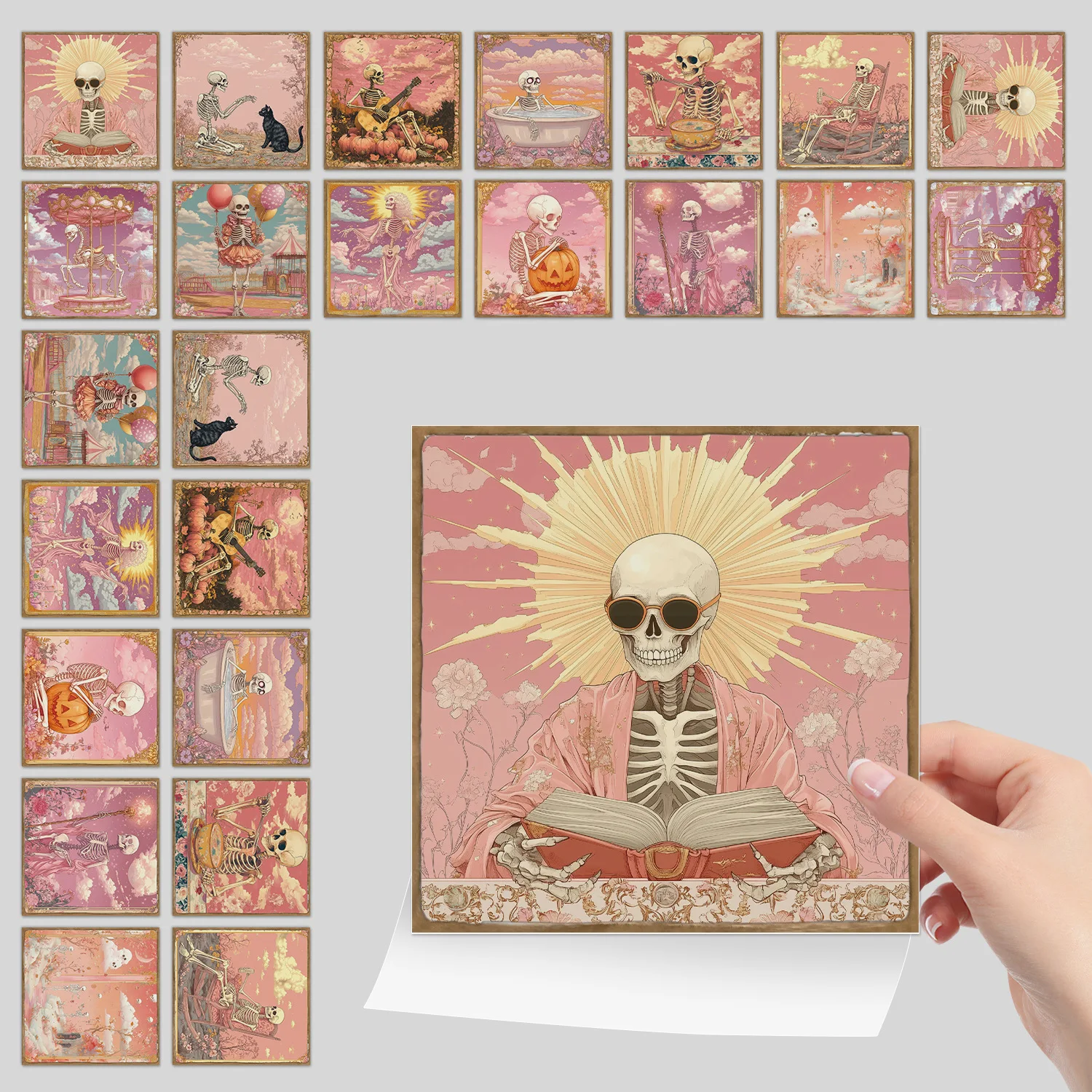 

24 шт., наклейки на стены на Хэллоуин, ПВХ, водонепроницаемые, съемные, маслостойкие, для кухни, ванной комнаты, домашний праздничный декор, сделай сам