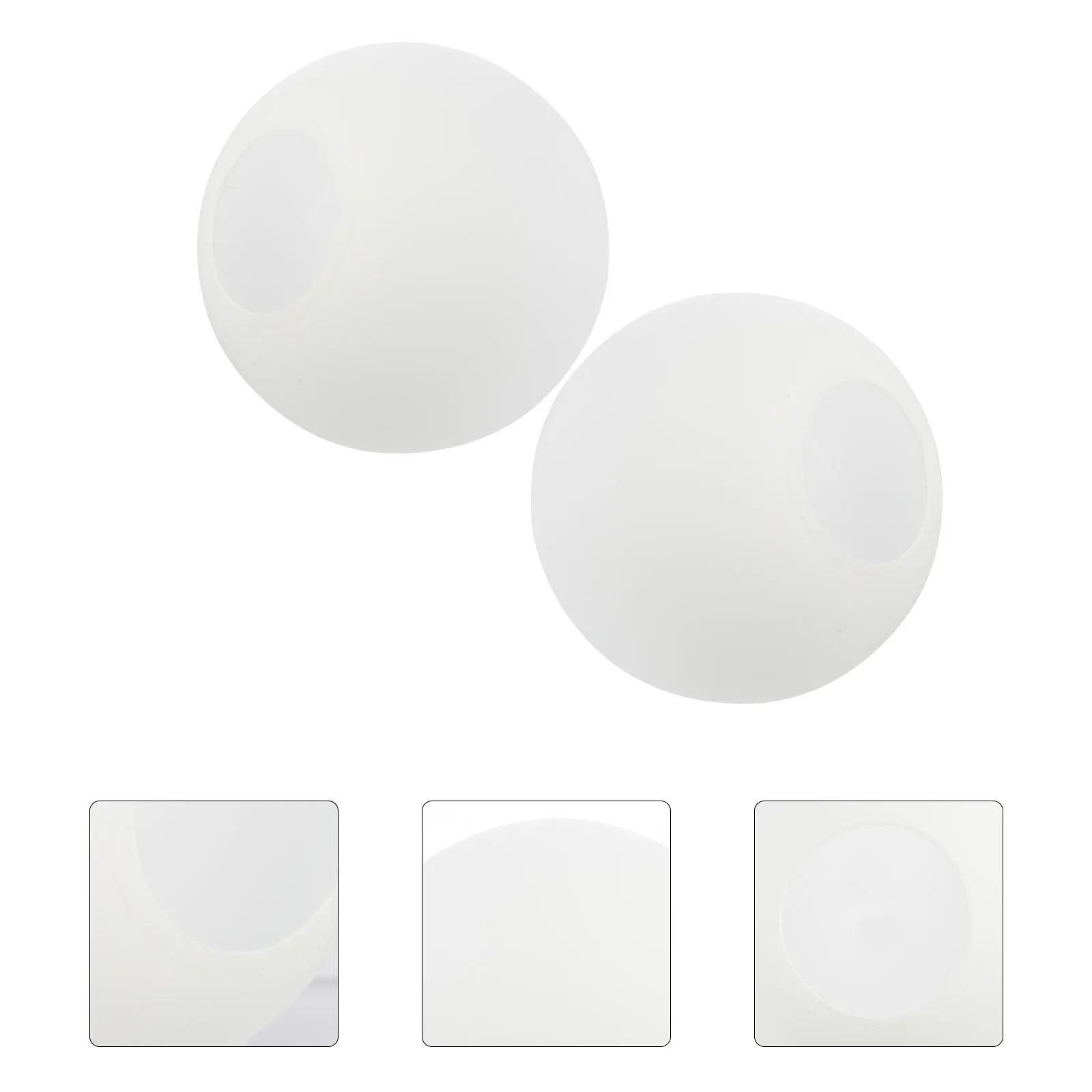 

2Pcs Cracked Texture Glass Lamp Shade Replacement Lampshade for Desk Light Table Lamp Cover Frosted Light Cover Home Office