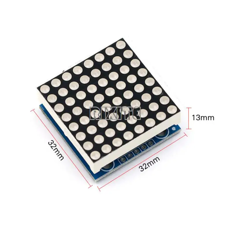 MAX7219 Dot Matrix Module Microcontroller Module LED Display Module Finished Goods , Can Be Together For Arduino Programming