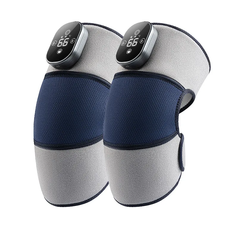Vibrating Heat Therapy Knee Massager Wrap, Electric Heating Pad for Shoulder & Elbow, Multi-Function Timer Control Durable view 6