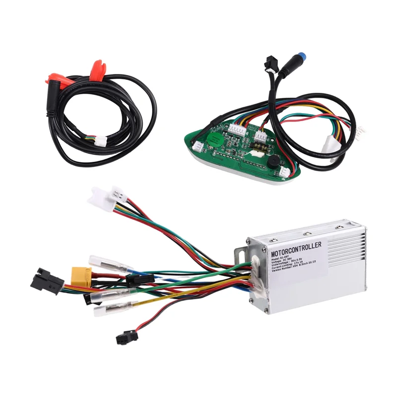 S1-E9T DC 36V Motorcontroller Display Line Controller Set For V4EE 8.5 Inch 20/25 Km/H Scooter Parts