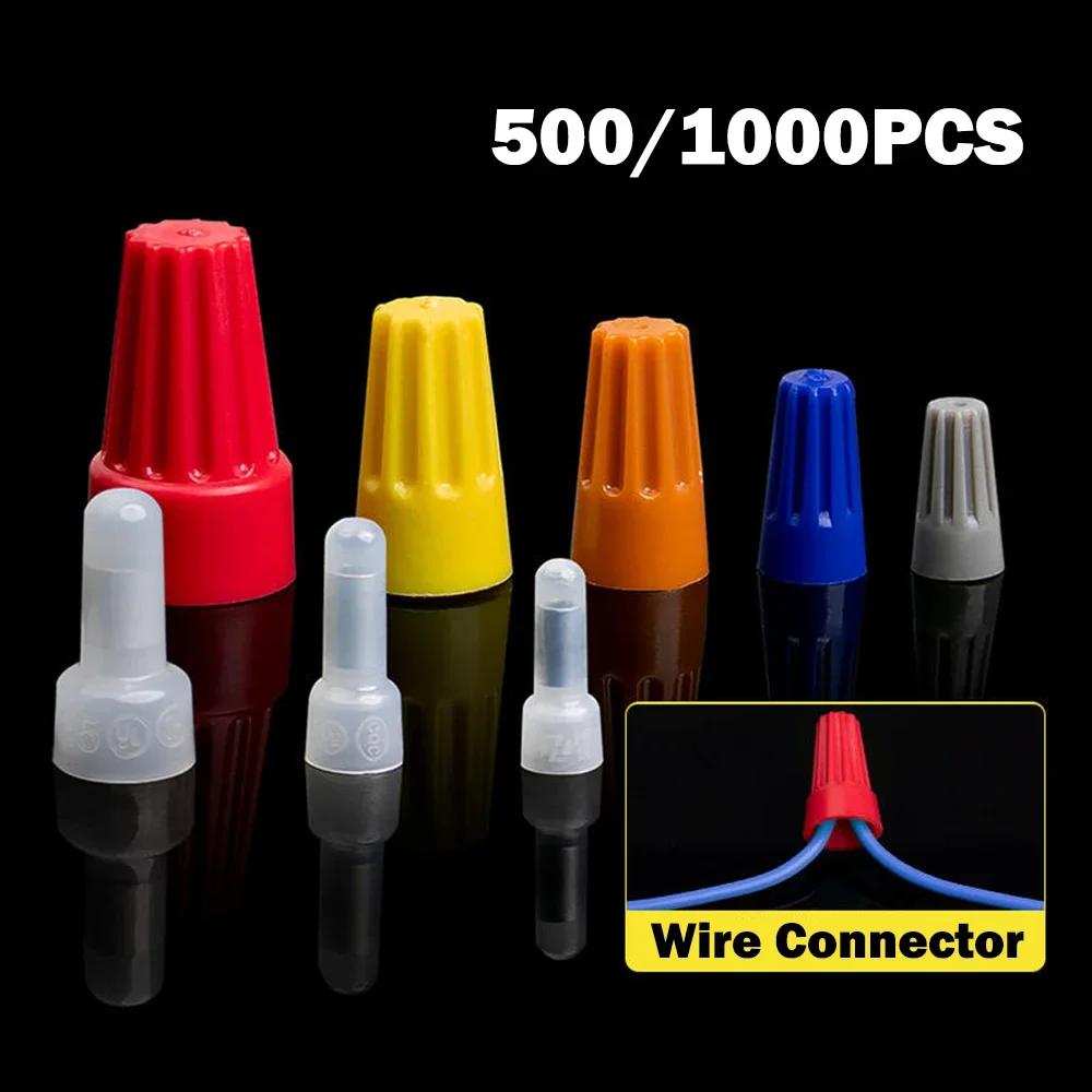 Screw Terminal Closed End Crimp Caps Spiral Wire Connector Insulated Cable Connector Quick Crimping Terminals P1 P2 P3 P4 P6 CE1