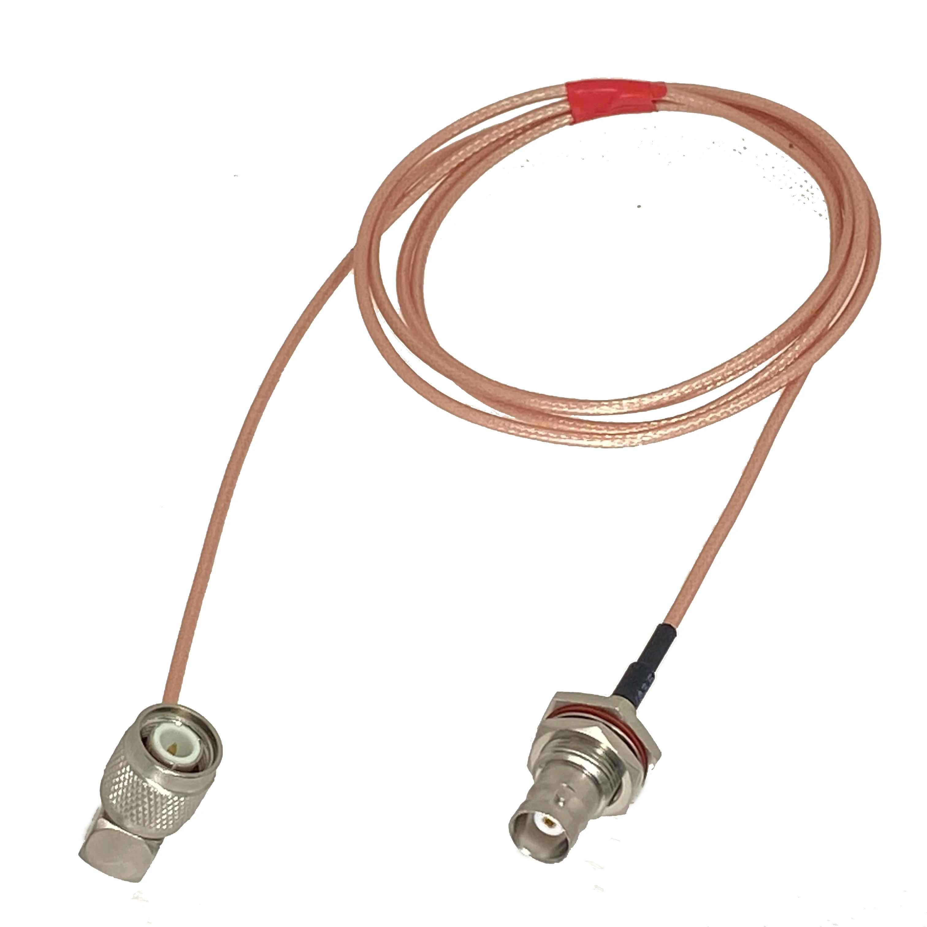 

RG316 Cable BNC Female Jack Bulkhead to TNC Male Plug Right angle Connector Crimp RF Pigtail jumper cable 4inch~10M