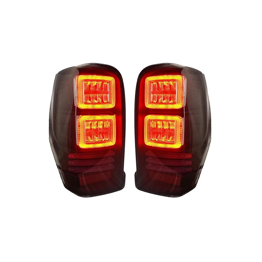 Pick Up Tail Light Assembly Side Rear Brake Reverse Stop Lamp For Mitsubishi L200 Triton 2019 -2023 Car Smoke Black Taillight