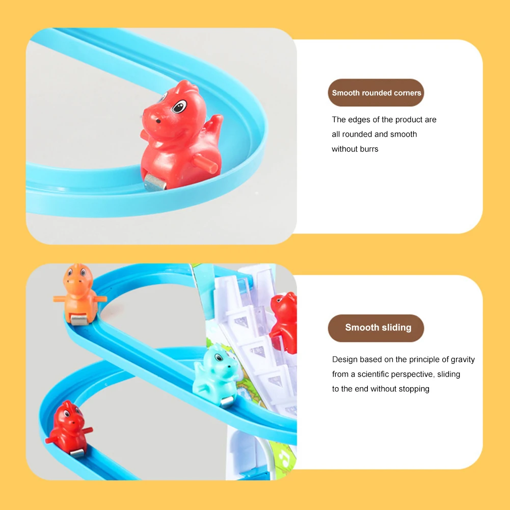 3 uds juguetes educativos para edades tempranas pato/cerdo/dinosaurio/pingüino subir escaleras juguete escalera escalada juguete para niños de 3 años en adelante