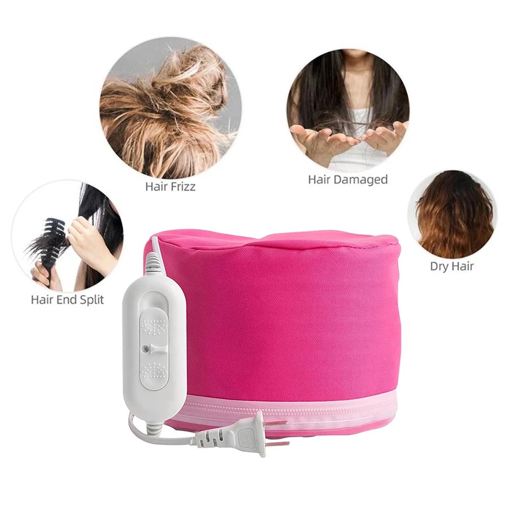 Adjustable Heating Hair Cap Electric Hair Cap Hat Salon Thermal Treatment SPA Nourishing Hair  Care Styling Spa Home Salon Tool