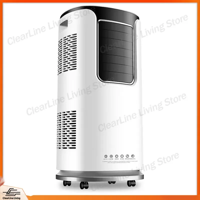 Portable Air Conditioner 3 in 1 Cooling Dehumidifier Air Purifier Single Hose Mobile AC Unit for Home Bedroom Office Quiet