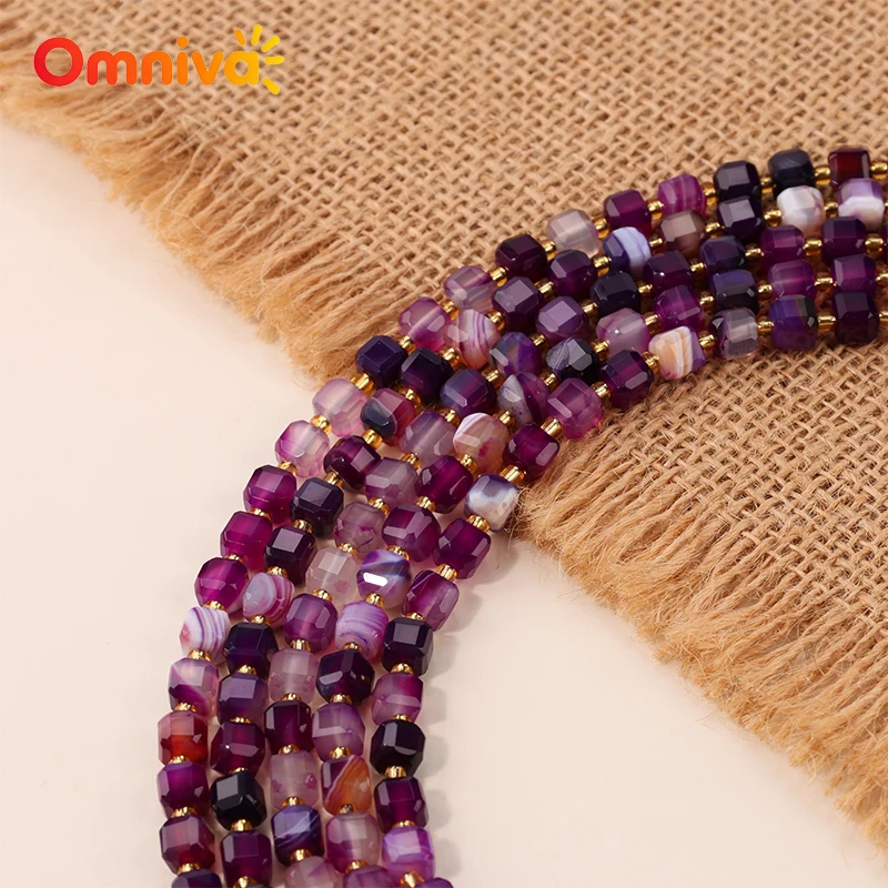 Fioletowy agat z liniami, natu – Women Accessories In Wholesale recenzja i cena