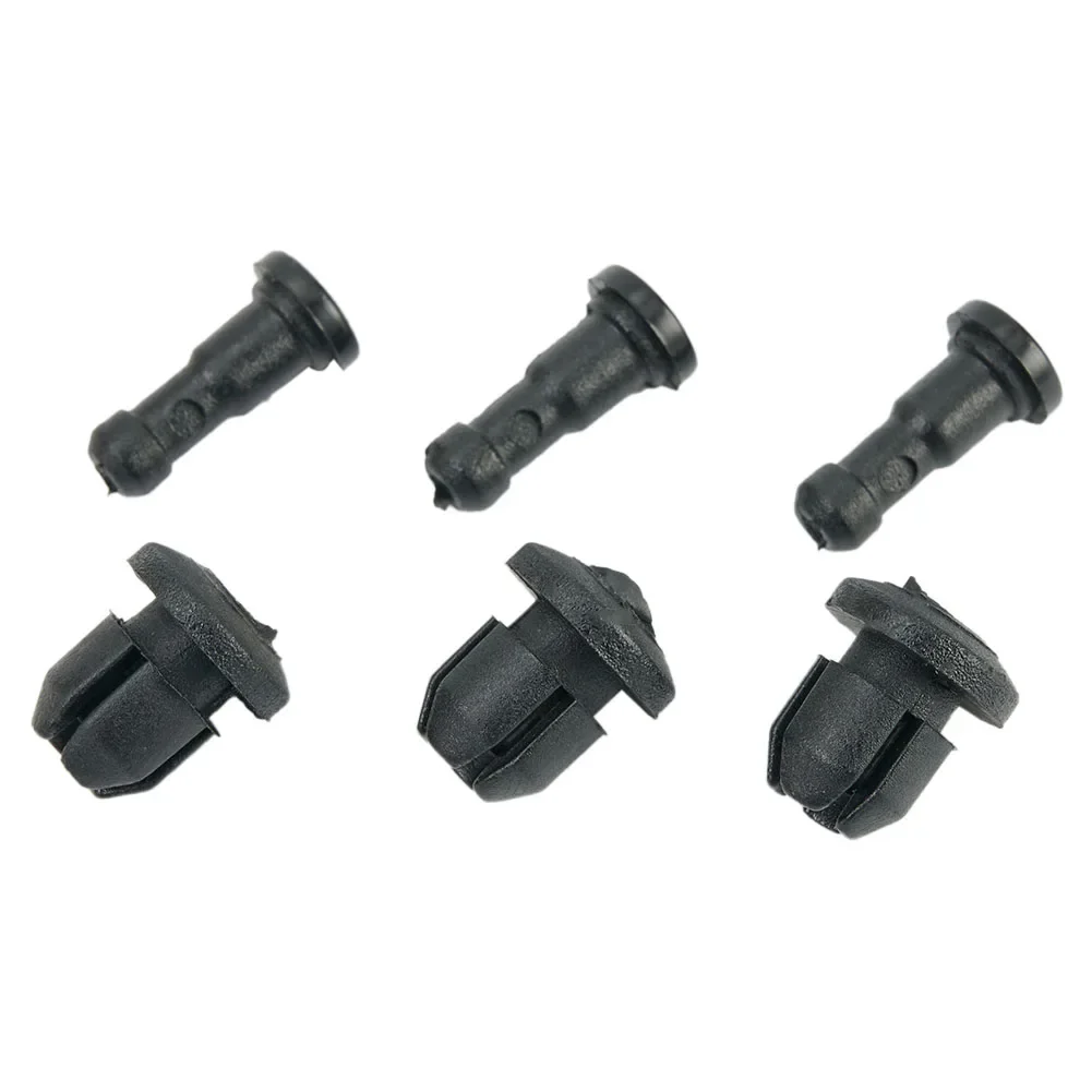 Werkzeug verkleidung clips 11mm Kopf durchmesser 20 stücke 8mm Loch schwarze Karosserie für Honda Pan-European St 1300 Nylon ersetzen langlebig