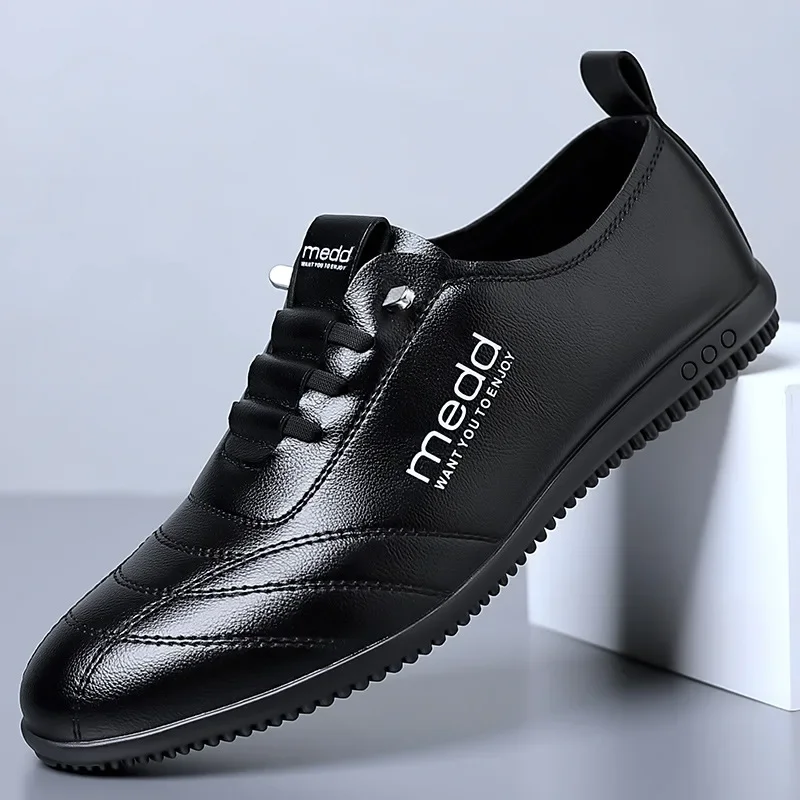 

High Quality Shoes Men Leather Original Fashion Luxury Designer Driving Shoes for Men New Casual Loafers Men White Sneakers Man