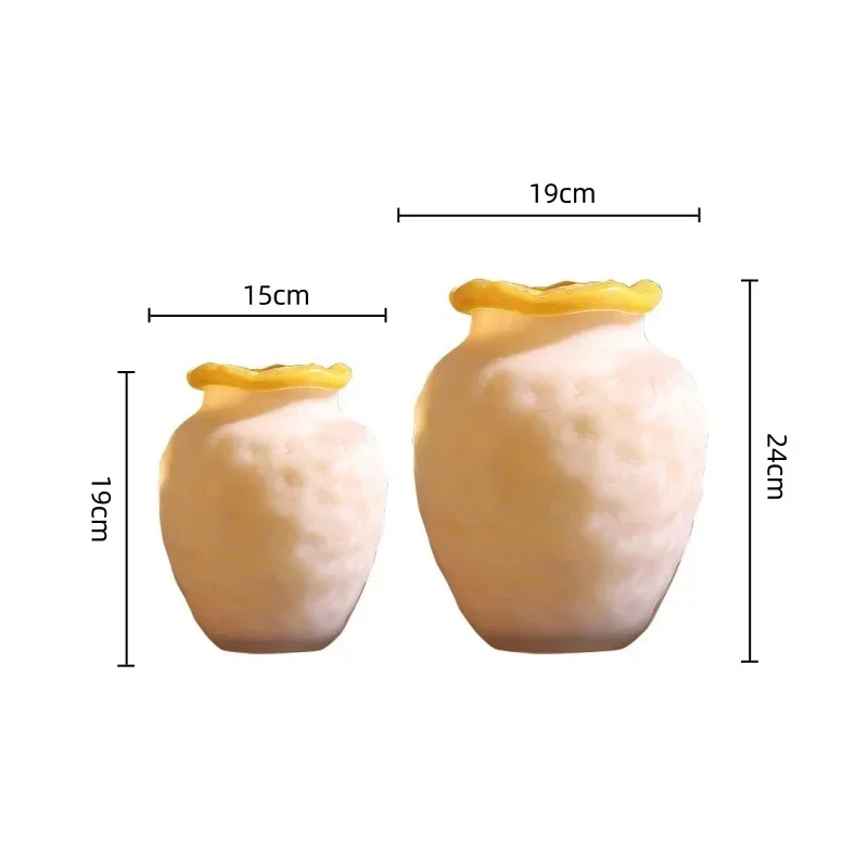 

U2 Glass Vase Colorful Frosted Glass Bottle Hydroponics of Flower Arrangement Terrarium Flower Vase Room Decoration Accessories