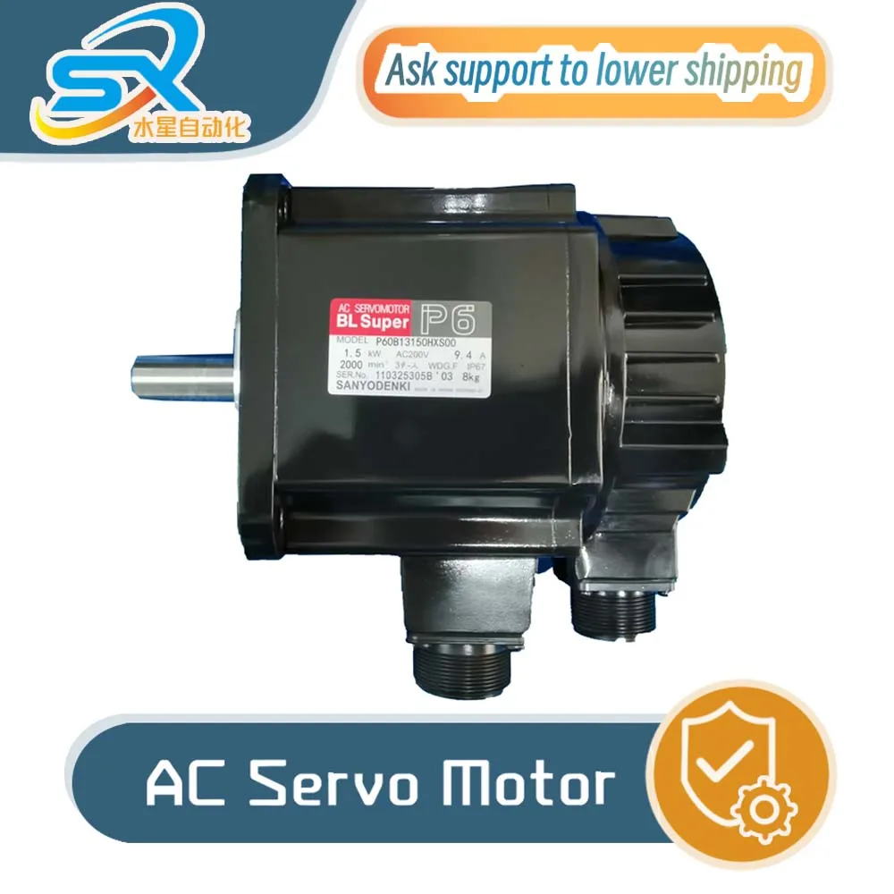 

Sanyo Servo Motor for Robotics P60B13150HXS00 Running in Good Condition 1.5KW Pre-Order Consultation