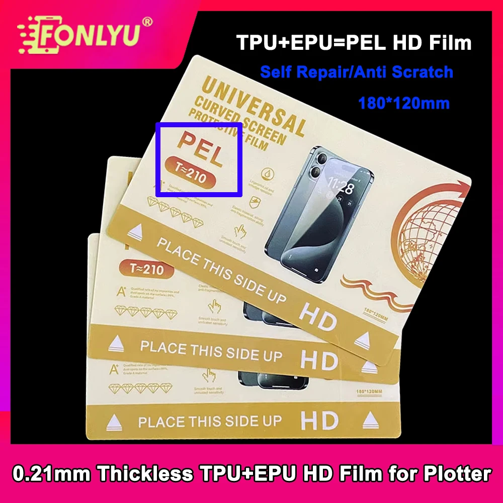 

FONLYU Flexible Hydrogel Film Sheet Phone Tablet Screen Protector EPU+TPU PEL Repair HD Matte For DEVIA Intelligent Cut Machine