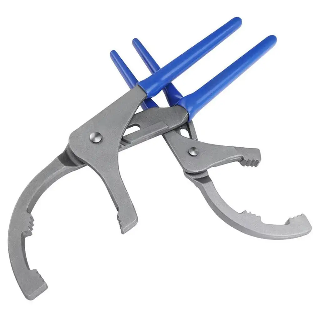 9/12 "قابل للتعديل فلتر زيت كماشة المشبك نوع وجع فلتر زيت إزالة تفكيك أداة لشاحنة إصلاح السيارات الأدوات اليدوية