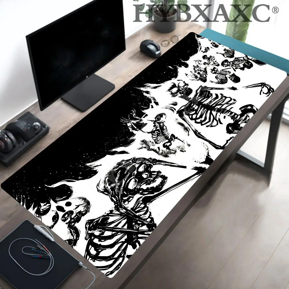 

HYBXAXC Large Skull Design Game mouse pad Durable non-slip XXL Office home game desk mat laptop for mini PC gaming accessories