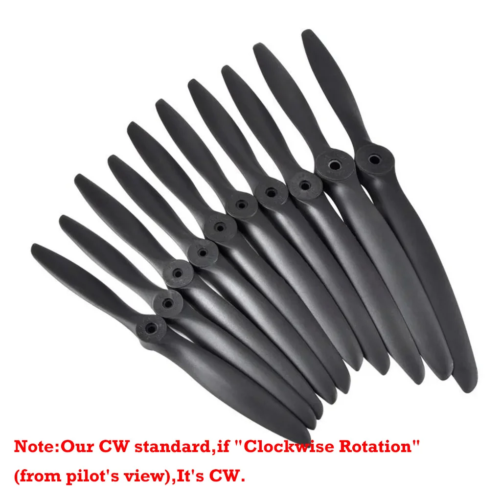 1Pcs RC Airplane Petrol Engine Blade 7/8/9/10/12/14/13/15/16/17/18 Inch Nylon CW Propeller JXF Prop For 9-91 Class RC Airplane