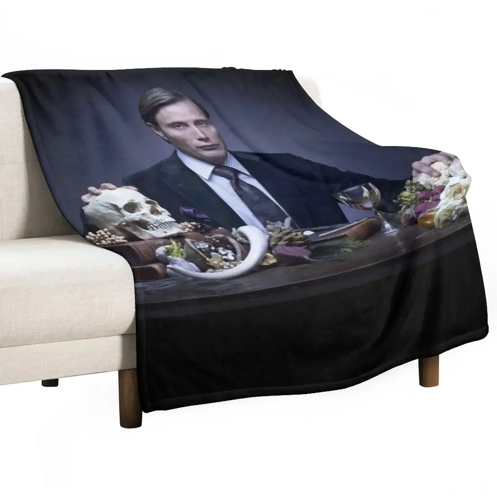 

Mads Mikkelsen hannibal Throw Blanket Blankets For Baby Furrys Blankets