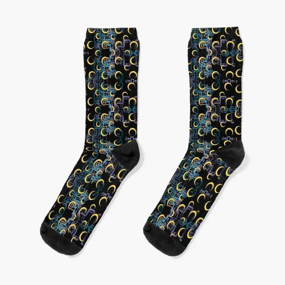 

Dan Flashes pattern cool tim robinson #1 Socks luxe happy funny gifts Socks For Girls Men's