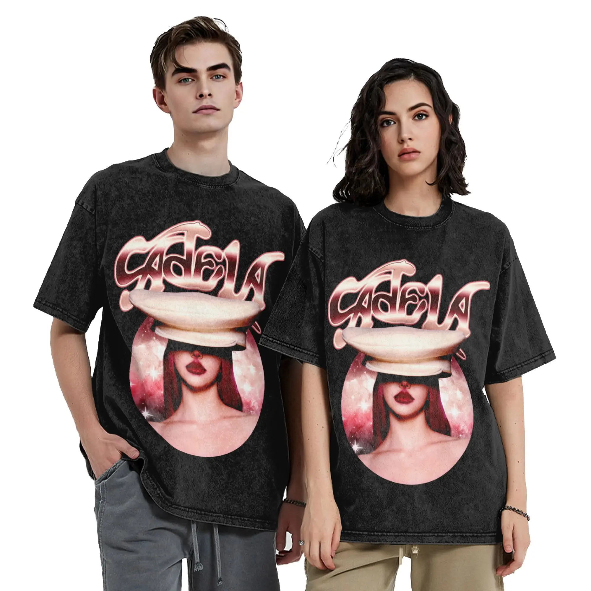 Glow Style Pop Musician A-Adela Washed T Shirts Streetwear HipHop Novelty T-Shirt Tee Shirt for Men Women Cotton Oversize Summer