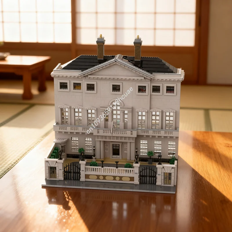 

6174pcs MOC The Out Club Cambridge House Modular Model Building Blocks Architecture Assembly DIY Creative Idea Brick Gift Design