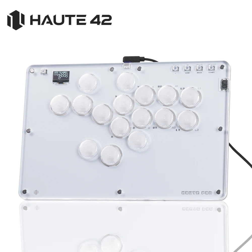 

Haute42 Joystick Arcade Hitbox Leverless Controller Fightstick For PC/ Ps4 / ps5/Steam Stickless Arcade Stick Controller Hitbox