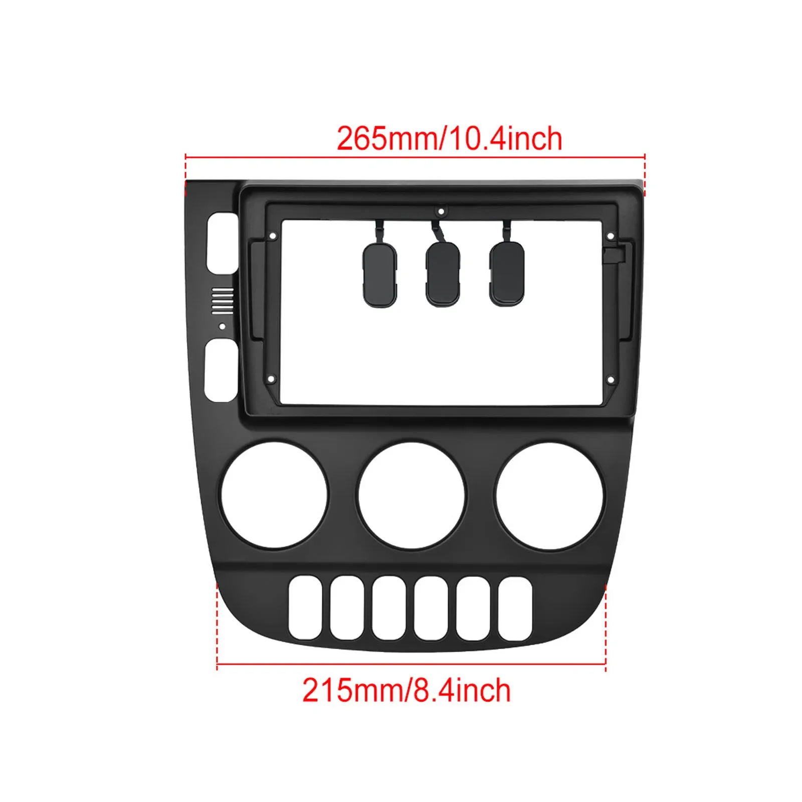 Afbeelding 3: TDCY Frame9INCH Autoradio Fascias Voor 2003-2005 Benz ML320 Android Stereo Frame Speler 2 Din Head Unit Panel Dash TrimPanel
