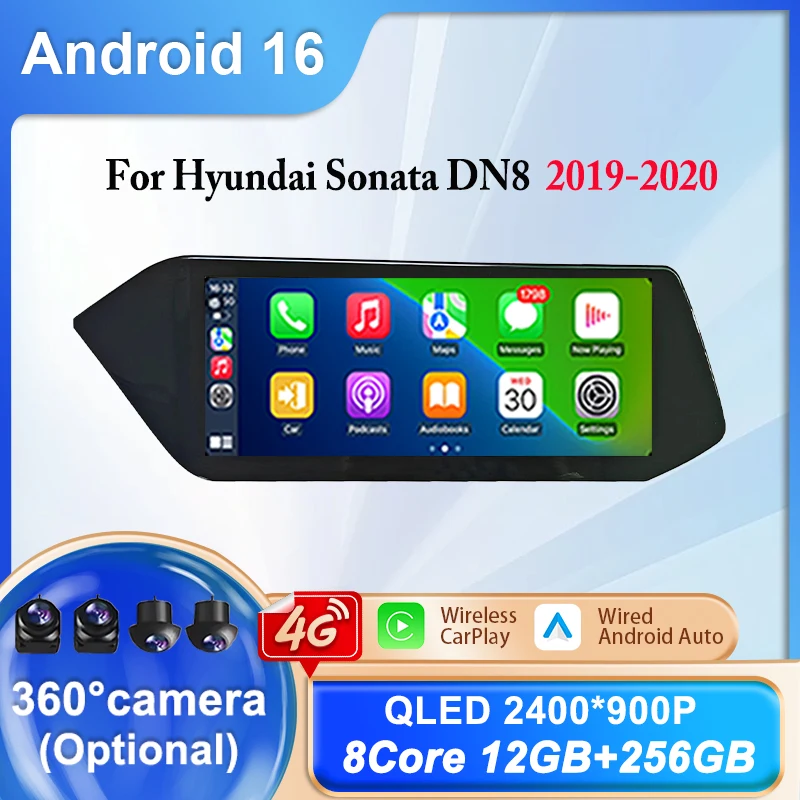 

Автомагнитола Android 16 для Hyundai Sonata DN8 2019-2020 с Carplay, GPS-навигацией, Bluetooth и Wi-Fi