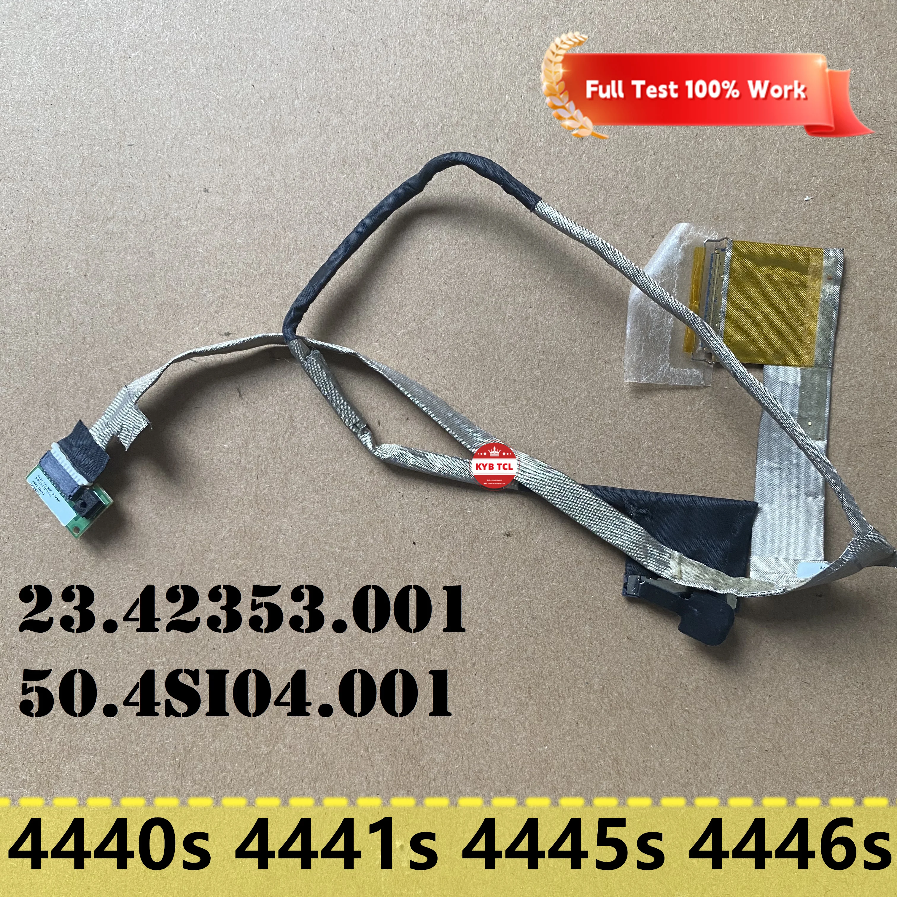 For HP ProBook 4440s 4441s 4445s 4446s Screen LCD LVDS Video Cable Wire Or Microphone Board DC Power Input Jack 50.4SI04.001