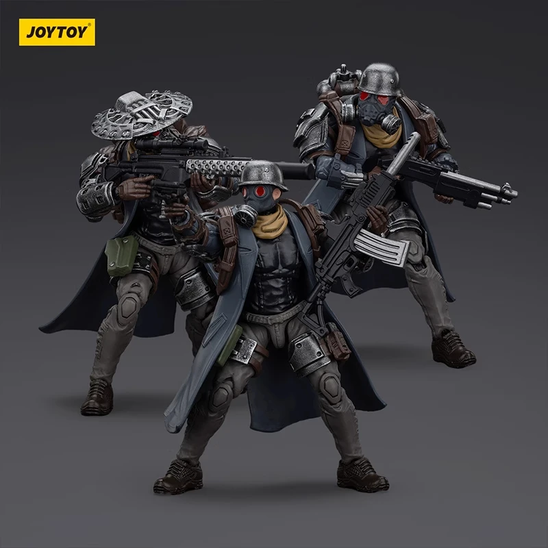 

JOYTOY Original Series Shadow Hunters Squad 3-Man Team Action Figure Assembly Desktop Ornament Model Toys Collectible Model