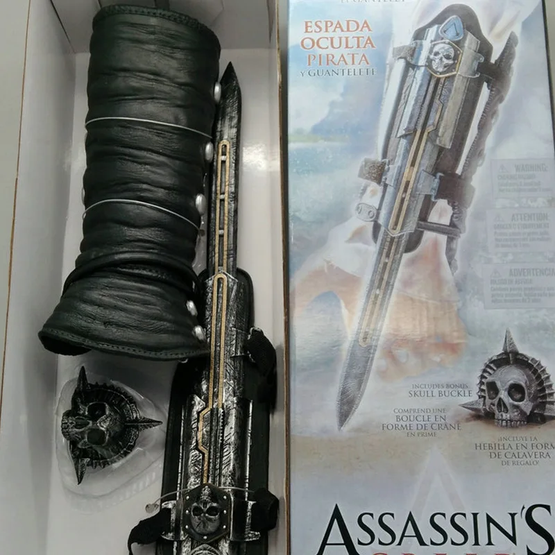 Hidden Blade Sleeve Sword Figure Props Edward Kenway Edward Accessories Black Flag Cosplay Sleeves Sword Cosplay Model Toys Gift
