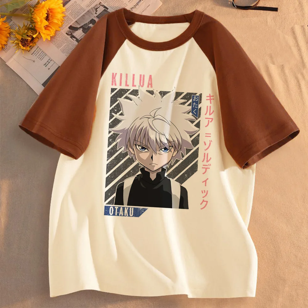 Hunter x Hunter t shirt female manga cute japan t shirt japan Retro anime goth