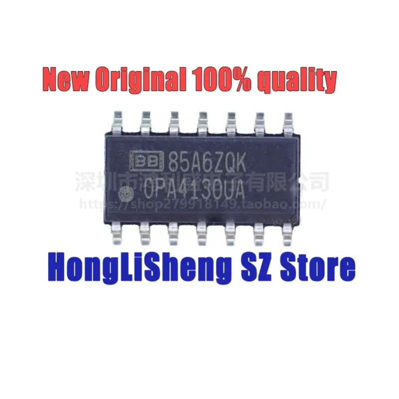 

10pcs/lot OPA4130UA OPA4130U OPA4130 OPA4130UA/2K5 SOP14 Chipset 100% New&Original In Stock