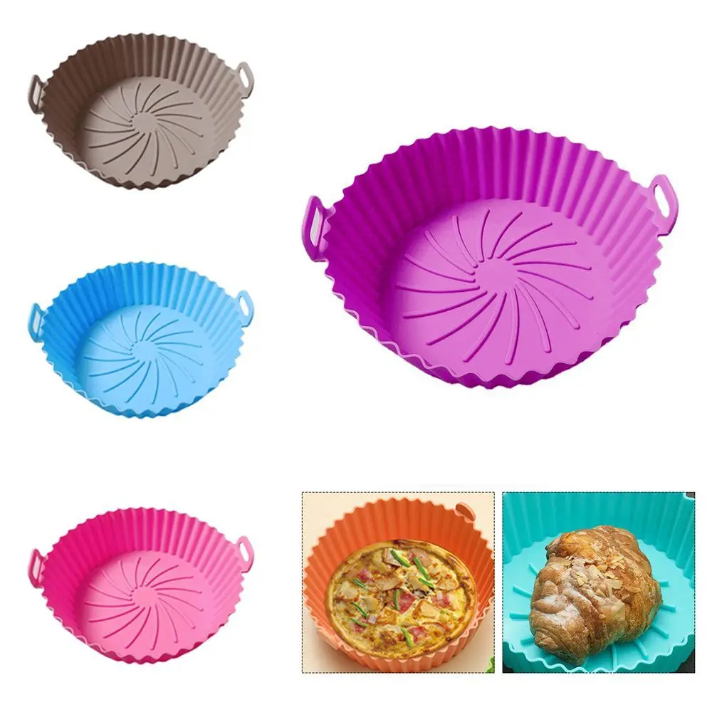 High-Quality, Durable, and Large Silicone Baking Basket Liner - A Must-Have Accessory for Your AirFryer - Easy-to-Clean Non-stic