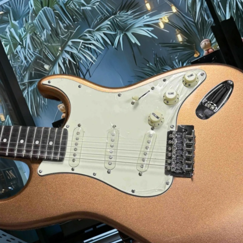 

Подарок Рождество STS электрогитара корпус из красного дерева палисандр гриф Бесплатная доставка