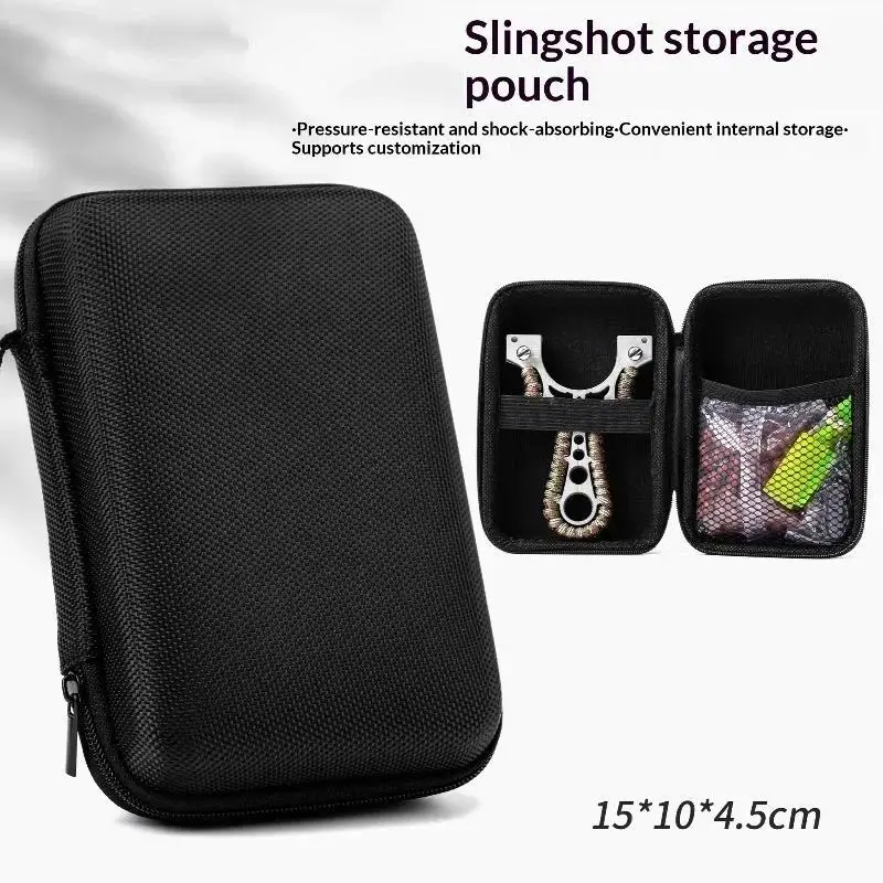 High End And Large Capacity Zipper Slingshot Bag Multifunctional Catapults Storage Box Universal Outdoor Slingshot Handbag