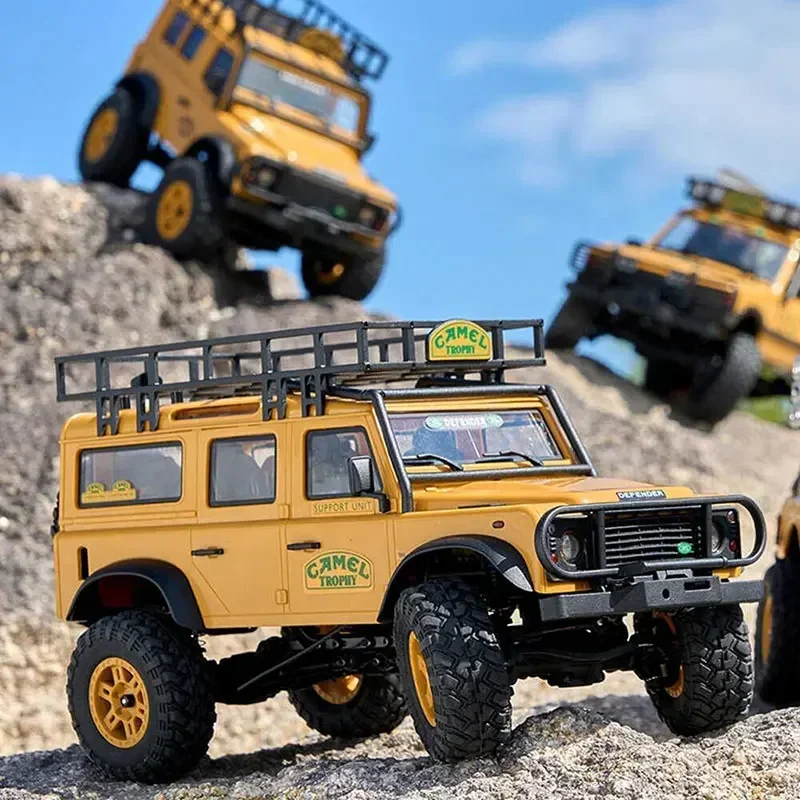 New Fms Fcx24m Camel Cup Simulation 1/24 Defender 90/110 First Generation Range Rover Discovery Climbing Off Road Vehicle Gift