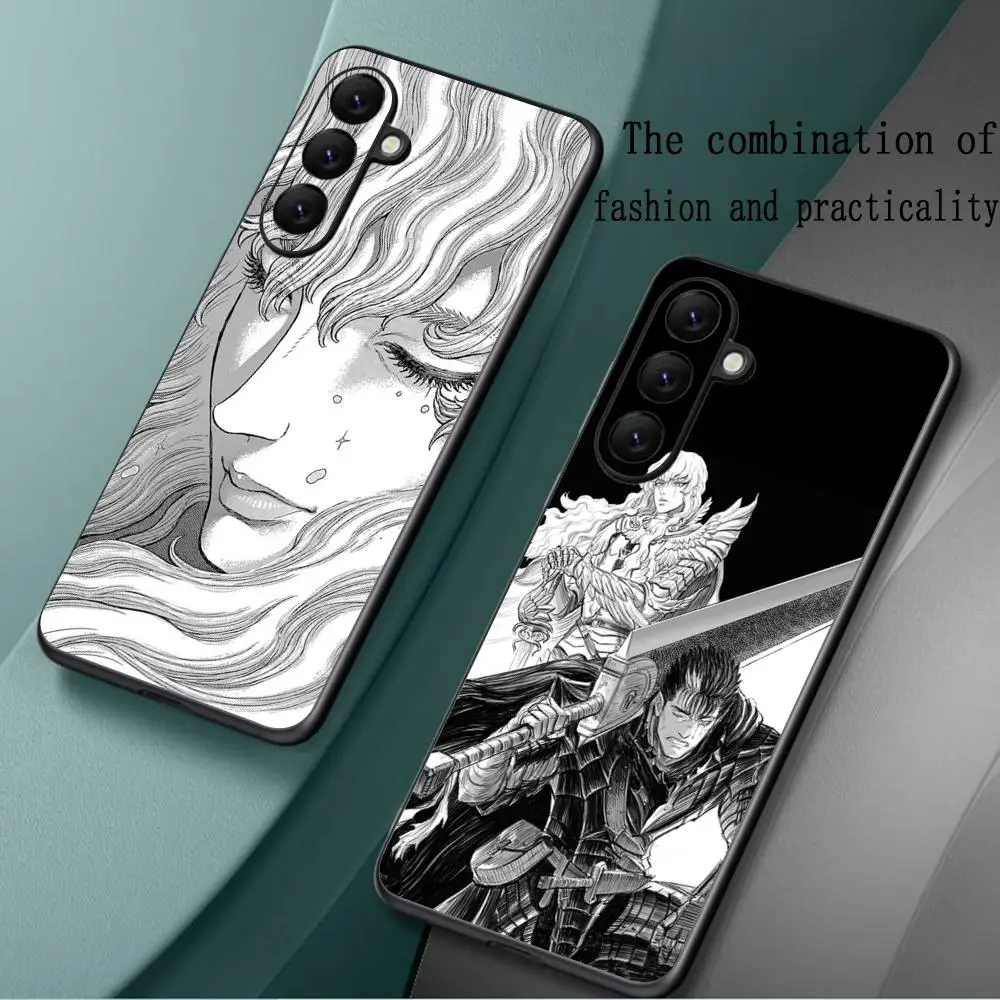 

Griffith cool man design anime Phone Case For Samsung Galaxy S25 S24 S23 S22 S21 S20 Plus Ultra Note20 Limited Soft Black