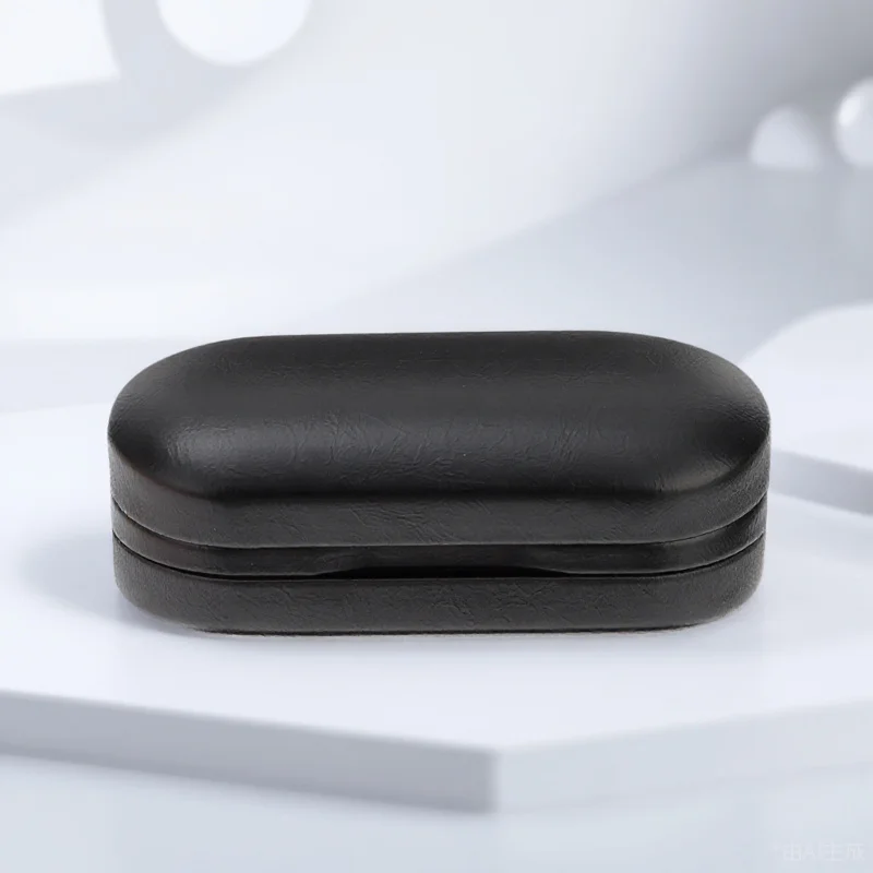 

Double Glasses Case Pu Premium Sturdy Lightweight Eyeglass Sunglasses Holder Travel Organizer Storage Box