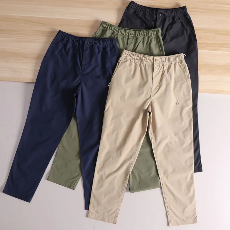 

Высококачественные мужские уличные функциональные прямые длинные брюки, весна 2024, водонепроницаемые, повседневные, модные, городские, молодежные