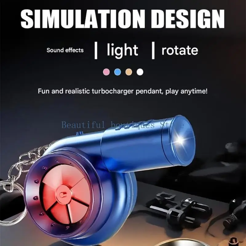 

Брелок U4LF с подсветкой и турбонаддувом, со звуковым дизайном, украшением ключа