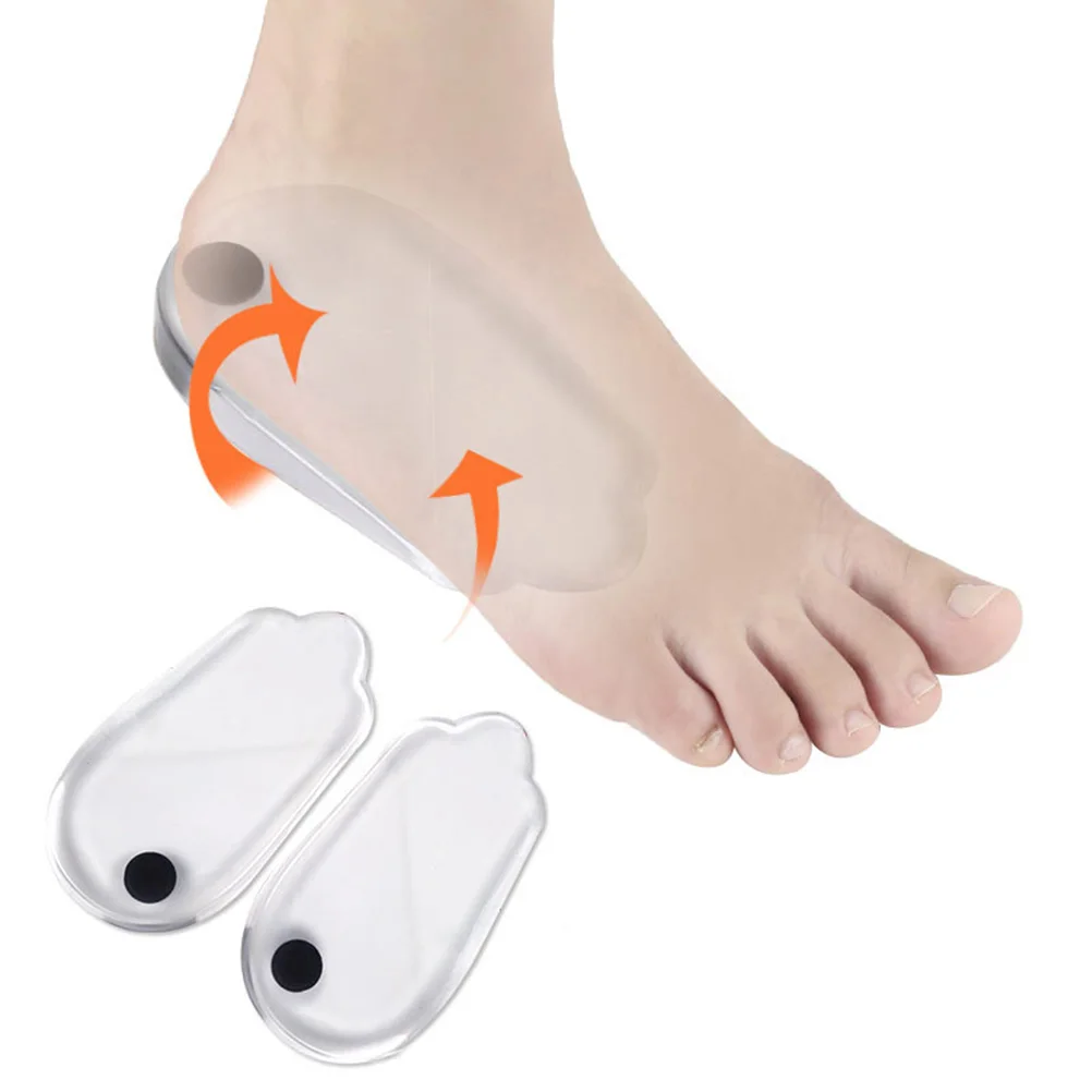 

2Pairs Orthotic Heel Correction Insoles Shoe Pads Ox Leg Support Absorption Stress Relief Comfortable Fit Size L 40-45