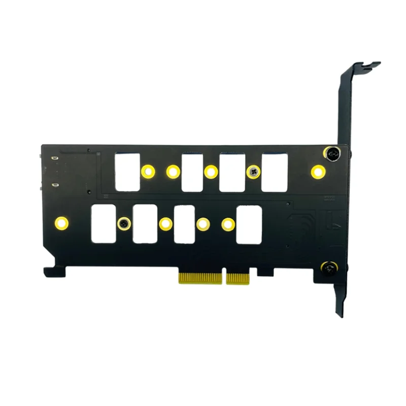 

Карта адаптера PCIE 4.0 к M.2 SSD PCIE X4 GEN4 к M.2 NVME SSD + SATA NVME 64 Гбит/с + SATA 6 Гбит/с