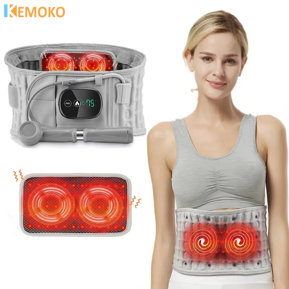 

Inflatable Waist Airbag, Red Light Heating Massage, Waist Belt Heating, Lumbar Traction Instrument, Electric Heating Waist Belt