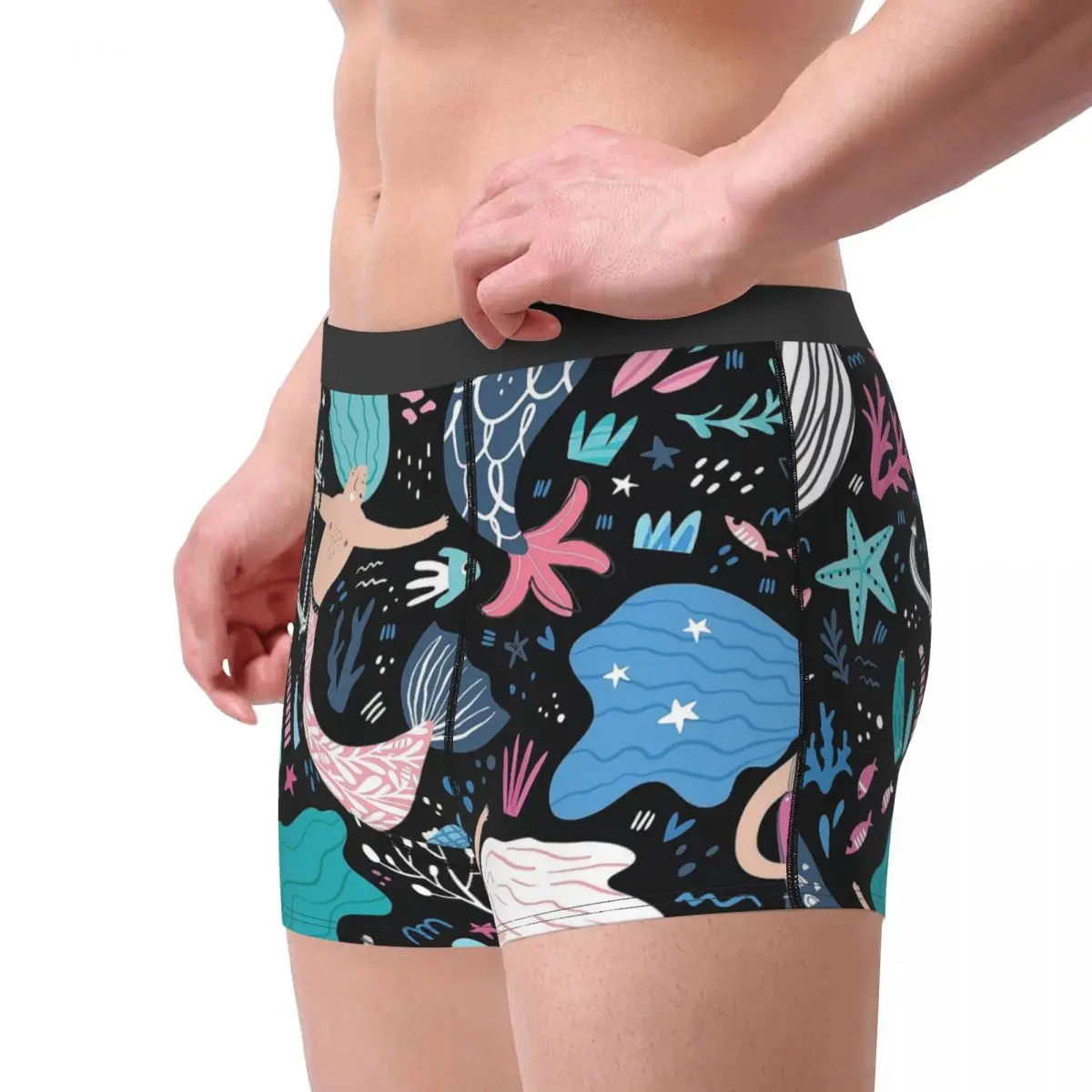 Animals of The Sea Clever Gentle Free And Happy Underpants Homme Panties Men's Underwear Ventilate Shorts Boxer Briefs