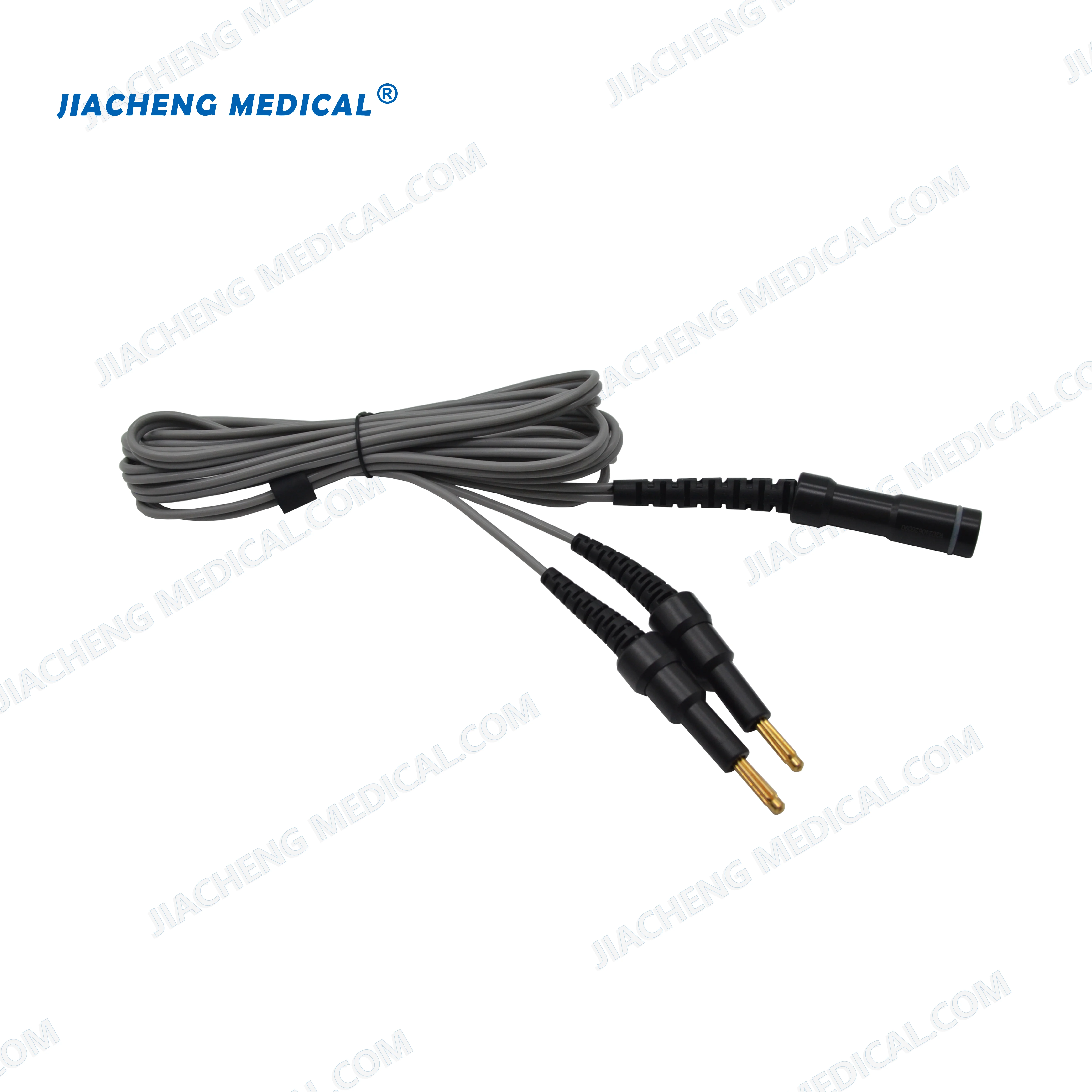 JIACHENG الطبية 5*330 مللي متر قابلة لإعادة الاستخدام ثنائي القطب تشريح الملقط مقص الفولاذ المقاوم للصدأ للأدوات دليل الطاقة